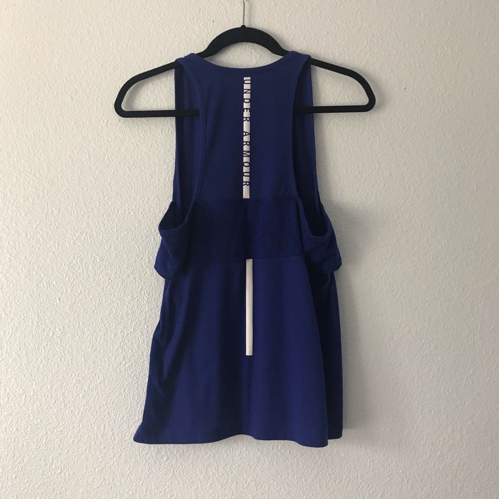Under Armuor Athletic Tank Top Blue Women’s Size Large